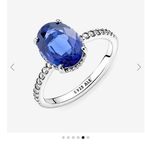 Pandora Sparkling Statement Halo Ring size 7